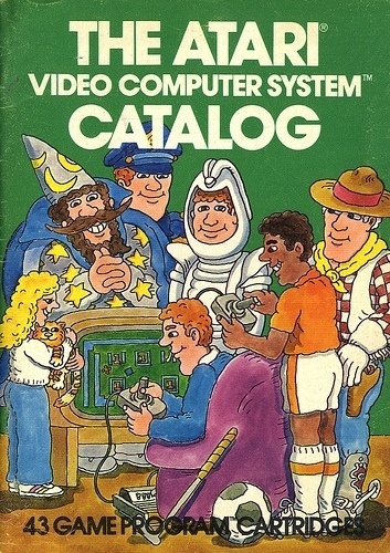 Atari - The Atari Video Computer System Catalog | Flickr - Photo Sharing! #games #video #illustration #manual #booklet