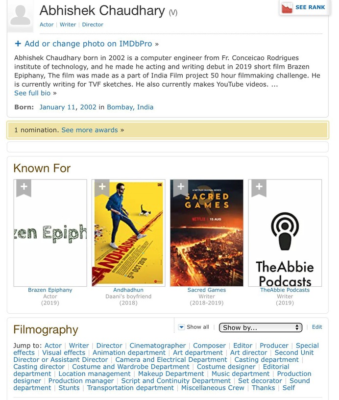Brazen Epiphany Director