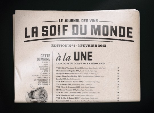 Café Du Monde | The Design Ark #branding #caf #print #newspaper #monde #du