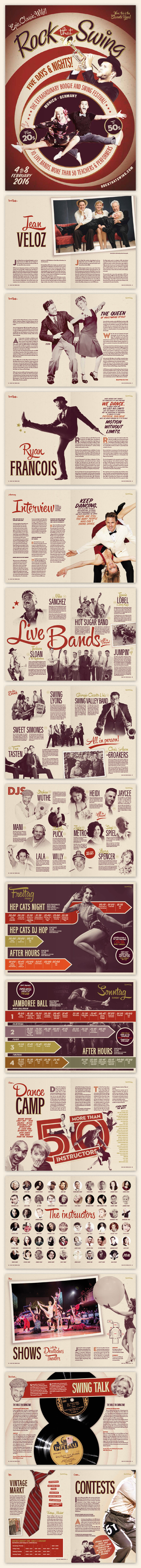#brochure #vintage #retro #lindyhop #swing #rocktha swing #munich #micheletenaglia