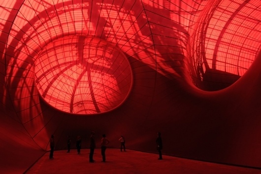 In Paris, Anish Kapoor Unveils Giant Rubber Balls You Can Walk In | Co.Design #public #installation #inflatable #kapoor #art #anish