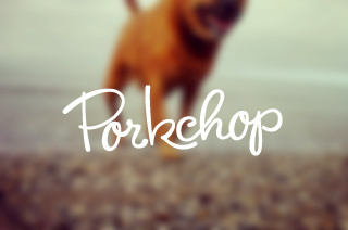 Porkchop Identity - Custom Typography - for Melbourne Photography Studio - Mila #mila #dog #logo #photography #identity #type #australia #typography