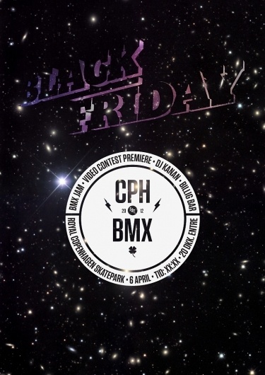 Black Friday | ANDREAS HOUMANN #bmx #friday #design #graphic #black #poster #type