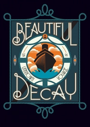 Beautiful/Decay #logo #lettering #poster #typography