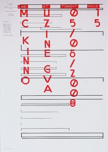 we find wildness: David Keshavjee & Julien Tavelli #design #poster #typography