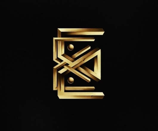 P O W E R | 2 0 1 2 on the Behance Network #gold #typography