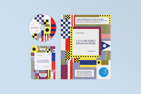 1–2–3–Helsinki ! Design en Seine on Behance #flat #abstract #pattern #branding #simple #colorful #identity #helsinki #good
