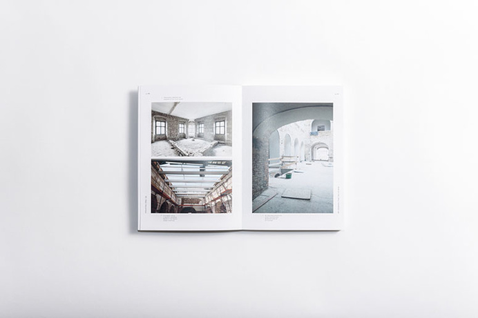 The Spatial Beauty of Memory #print #book #photography #type #grid #layout #spread #typography #minimal