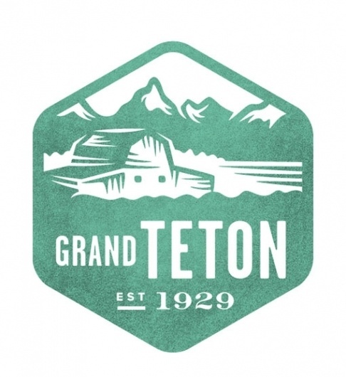 Design Work Life » Valerie Jar: National Park Stamp Icons #logo #stamp #travel