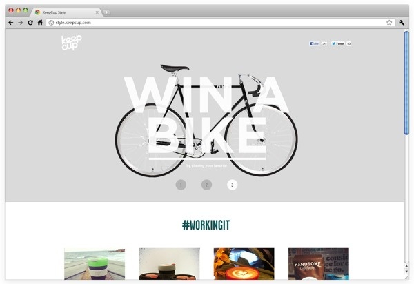 KeepCup Style #webdesign