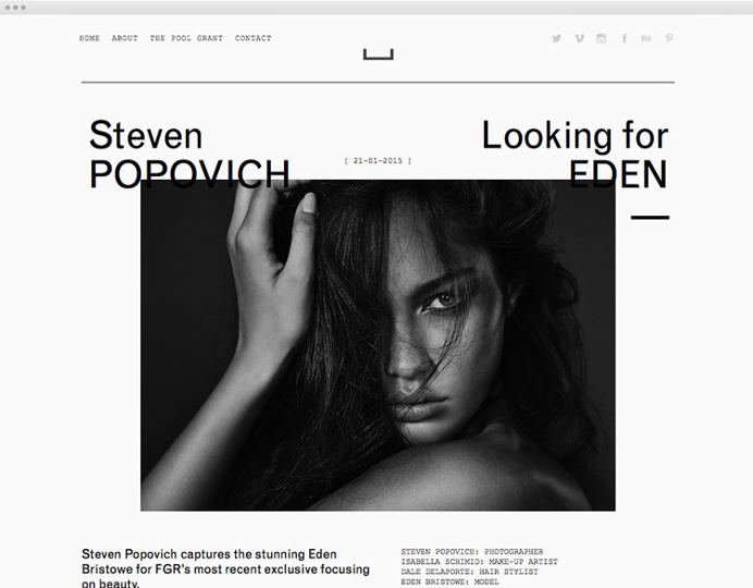 The Pool Collective by M35 #web #site #web design #website