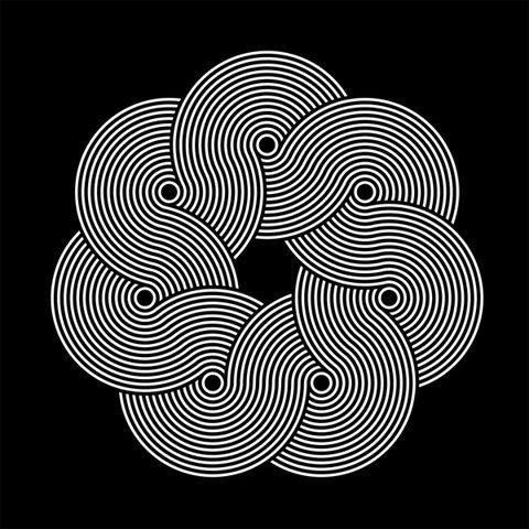 pattern experiment on the Behance Network #flow #pattern #absract #geometric #bw