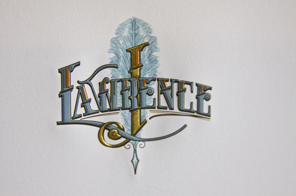 John M. Lawrence #engraving #type #lettering