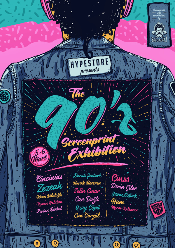 90'z Screenprint Exhibition