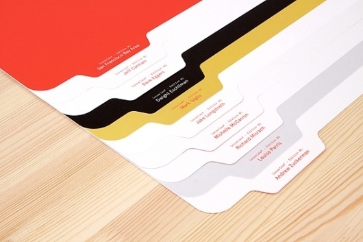 Creative Review - Loose Leaf #print #design #typography #photography #binding #format #looseleaf #tabs