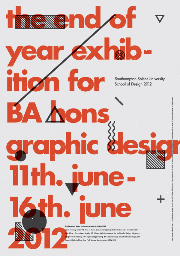 Poster #print #graphic #poster #typography