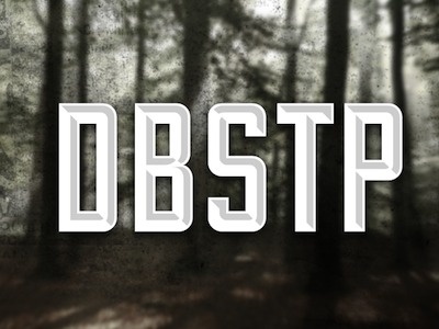 Dribbble - DBSTP 2 by Ari #music #forrest #dubstep #typography