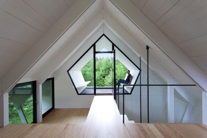La Colombière Is A Refuge Perched In The Forest Reminding Us Of Bird Huts