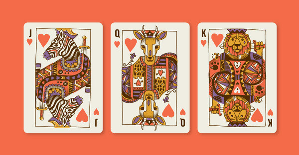 Animal Kingdom Jeffrey Bucholtz #bucholtz #jeffrey #royal #animals #suits #cards