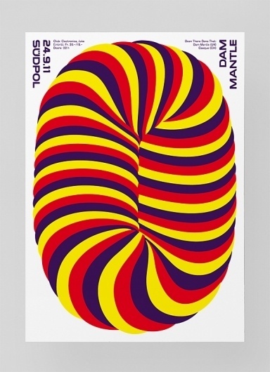 Südpol 11/12 « FEIXEN: Design by Felix Pfäffli #poster #clean #optical