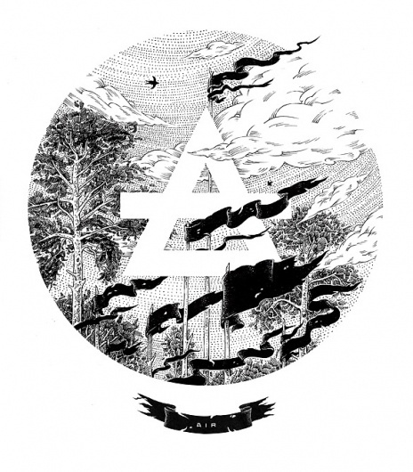 ARCHE Collection #illustration #ink #pen #and