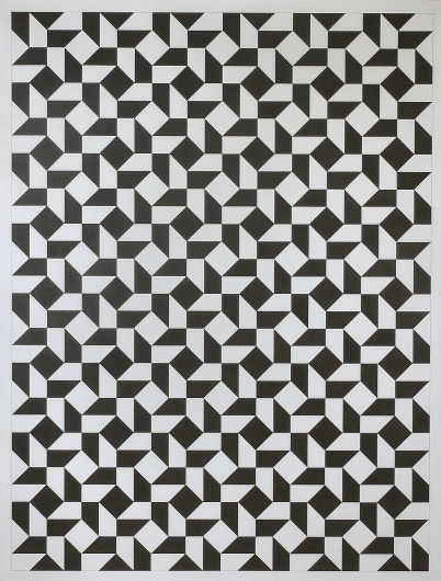 0128 50:50 X-Tauba-Auerbach-large.jpg (1000×1317) #pattern #geometric #art