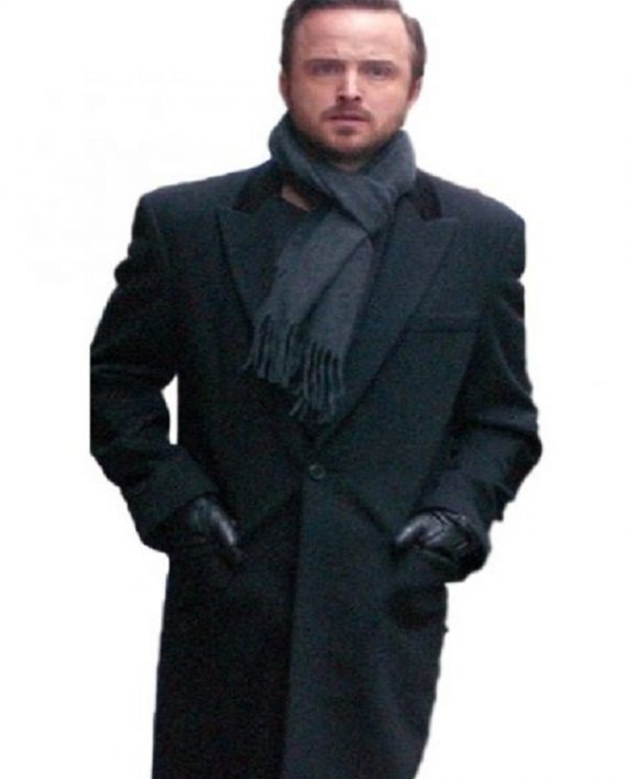 Aaron Paul Paris Wool Trench Coat