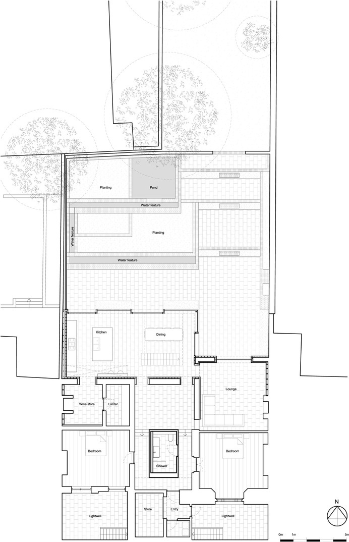 East London House by David Mikhail Architects #brick #drawings #plans #wood #architecture