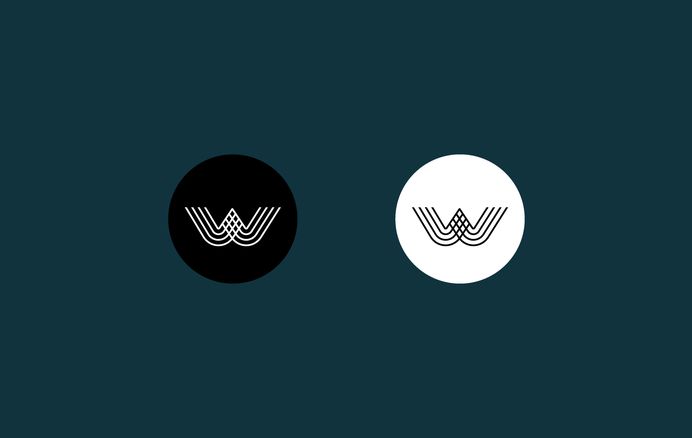 Wolfe Emblem by Equal Parts Studio #branding #logo #emblem #monogram