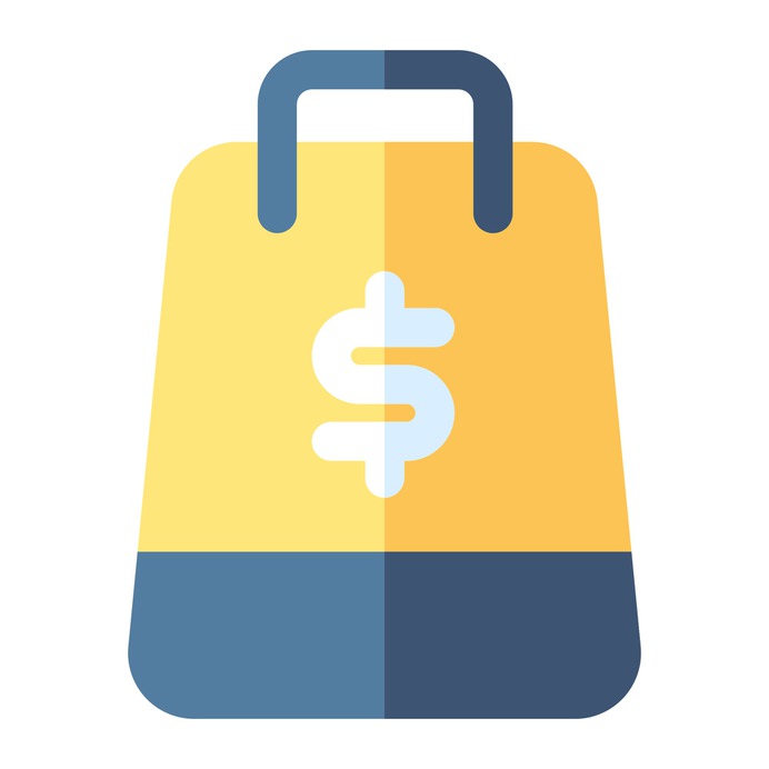 See more icon inspiration related to business and finance, commerce and shopping, dollar symbol, shopping bag, shopper, supermarket, commerce, shopping, bag, business and money on Flaticon.