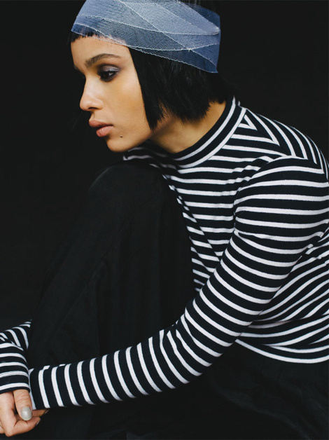 Zoe Kravitz by Robert Nethery for Vaga Magazine #model #girl #campaign #photography #portrait #fashion #editorial #beauty