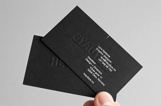 Heydays 2011 on the Behance Network #heydays #card #business