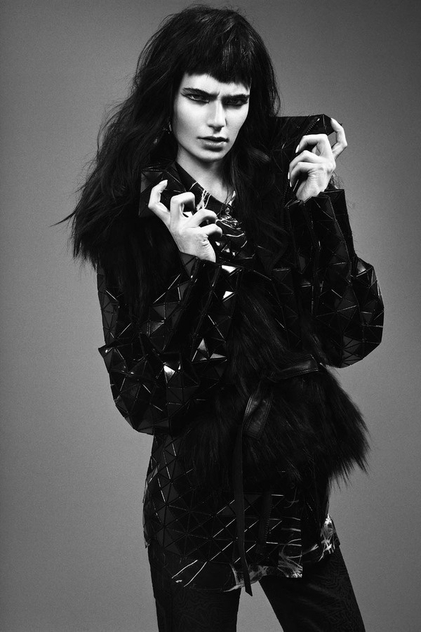 Nouk Torsing by Djamel Boucly in 'Fierce Creature' for FGR (7) #fashion #woman #black
