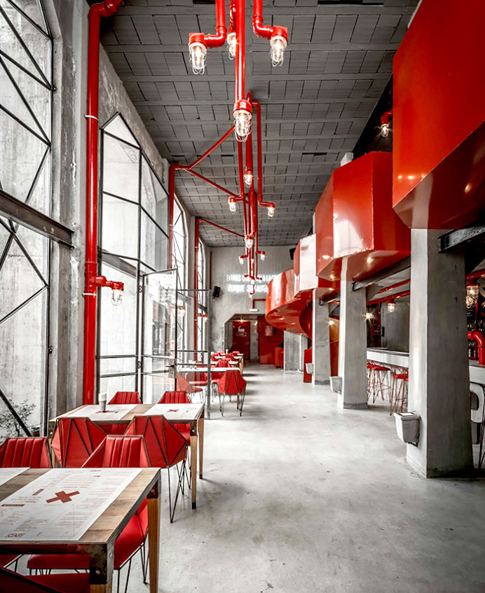 Capitan Central Brewery – Vital and Memorable Dining Space - restaurant, restaurant design, restaurant decor, retail design, #restaurant