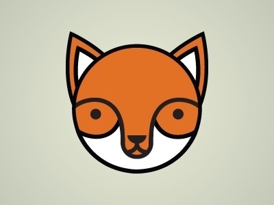 Dribbble - Round Fox by Tim Krause #fox #tim #geometric #illustration #krause #circle