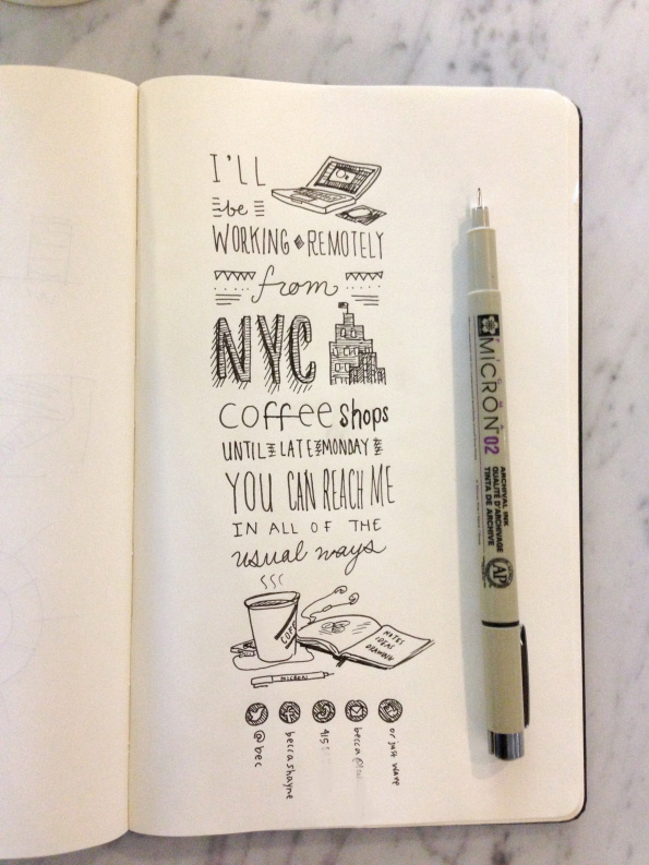 handrawn type by B #computer #ink #lines #sketches #micron #justified #notes #drawn #handmade #pen #made #moleskine #notebook #hand #typography