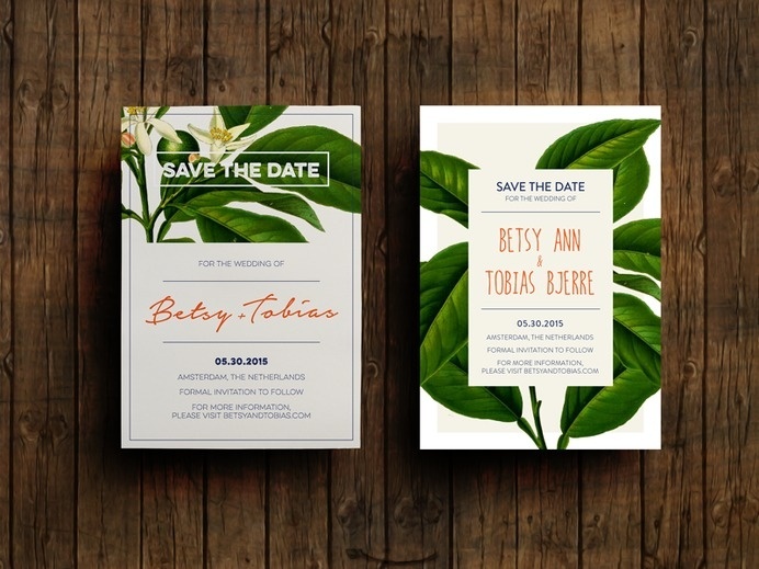 Save the Date mockups #julie #lungaro