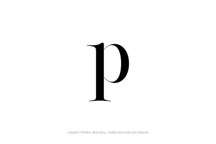 Lingerie Typeface - The Most Advanced Typeface For Fashion And Luxury by Moshik Nadav Typography #Lingerie #Typeface #Fashion #FashionTypogr