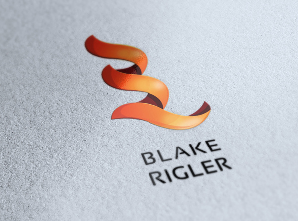 Blake Rigler Identity on Behance #logotype #brading #fire #identity #blake #flame #logo #cards