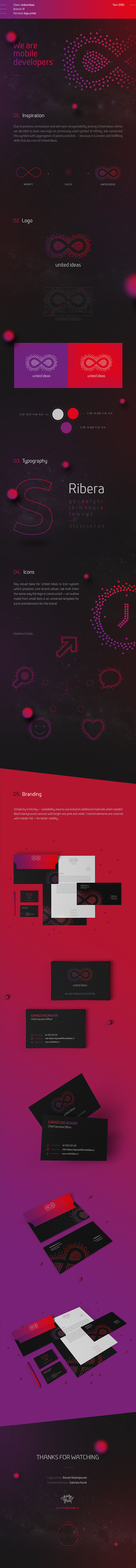 United Ideas — Mobile Developers #logodesign #identity #infinity #branding