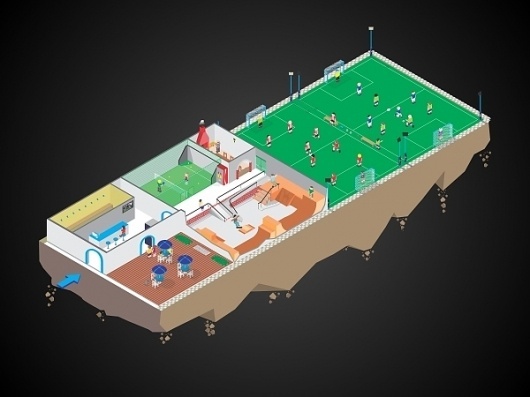 omaigod #modular #isometric #line #design #graphic #fographic #illustration #omaigod