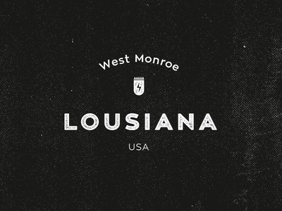 Louisiana logo #logotype #city #type #louisiana #logo #brand #identity #usa #typography