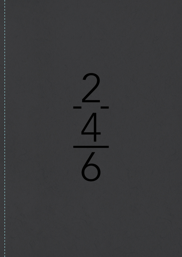 NotOnSunday. #numbers #stitching #typography