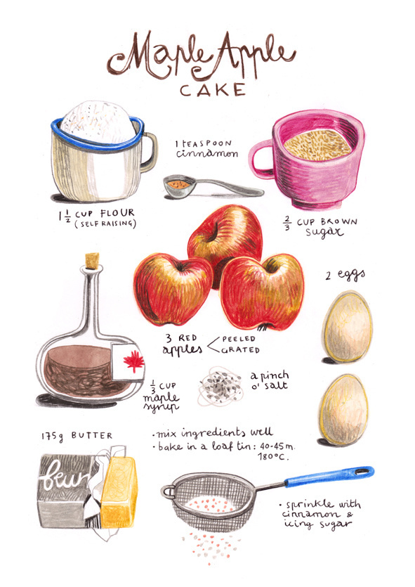 illustrated recipes felicita sala #illustration