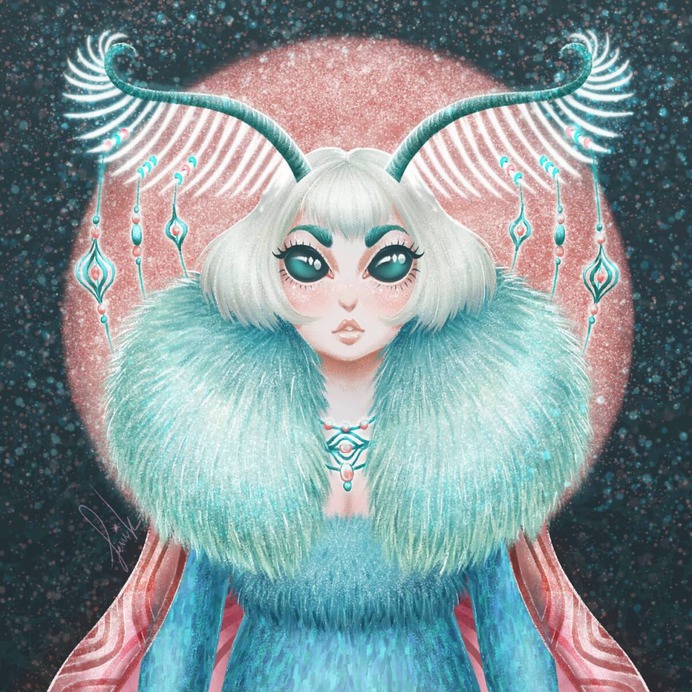 Moth girl by itsferik