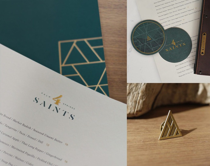 4 Saints Branding, Graphic Design & Packaging by Farm Design - Grits + Grids