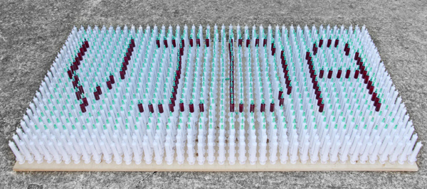 "VIDA" by Camilo Rojas #needles #syringes #board #& #950 #on