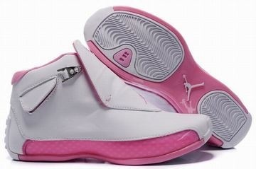 women jordan air sneakers 18 white and pink #shoes