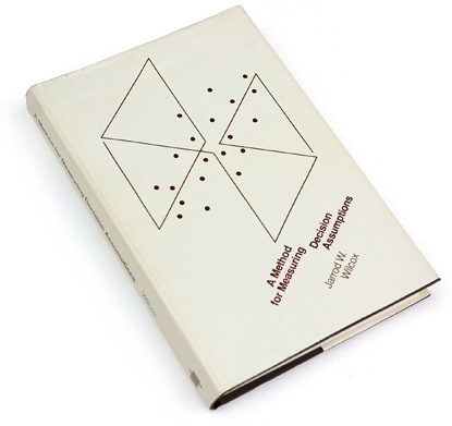 A Method for Measuring Decision Assumptions, 1972 : Book Worship #cover #print #book