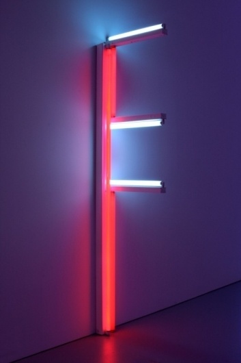 Untitled - Flavin, Dan - Conceptual art - Installation - Abstract - TerminArtors #sculpture #fluorescent #lights #colour #light #flavin